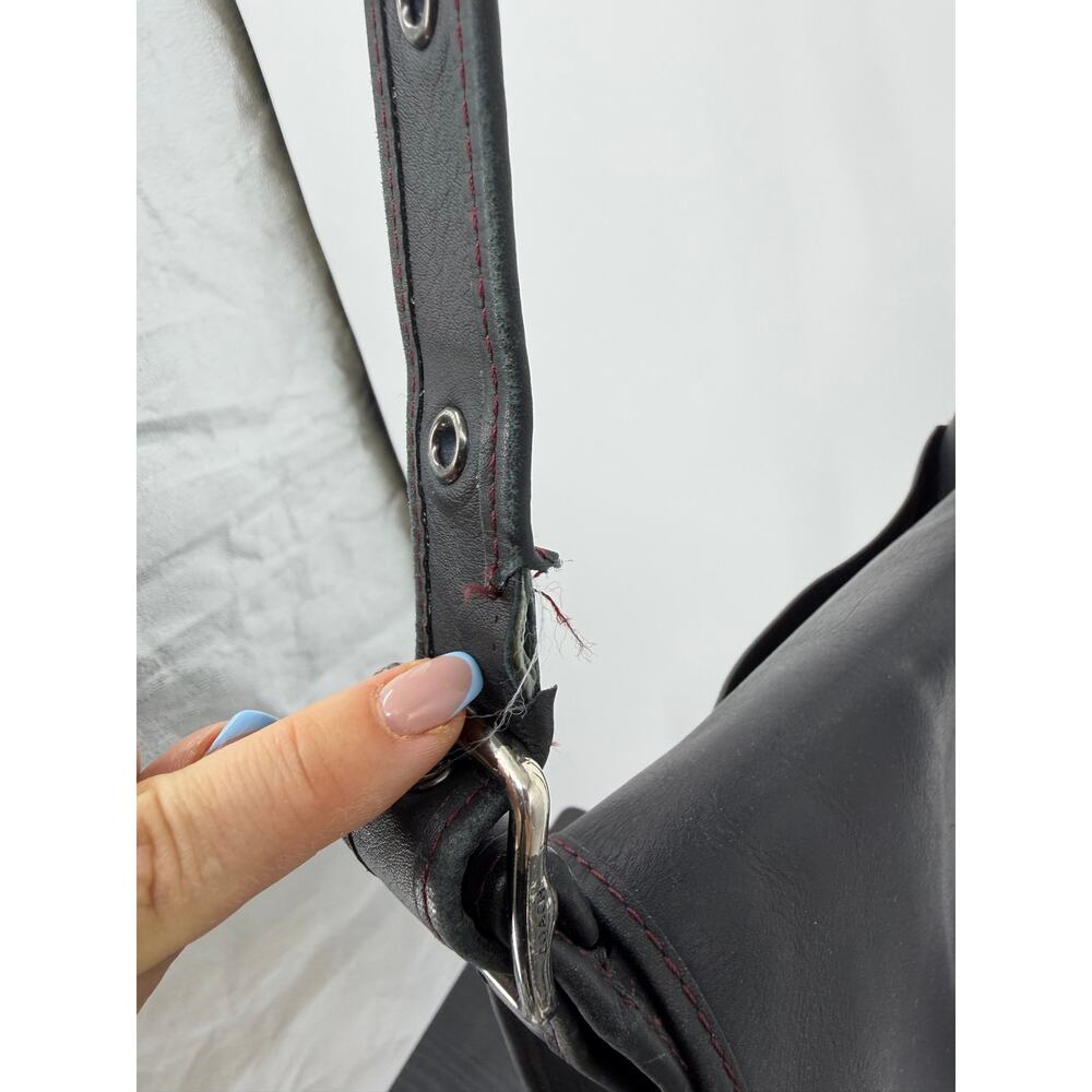 Coach 75th Anniversary Saddle Crossbody Bag Black Leather Limited Edition Flap - Picture 5 of 16
